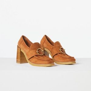 FRAME Le Benedict Block Heel Loafer